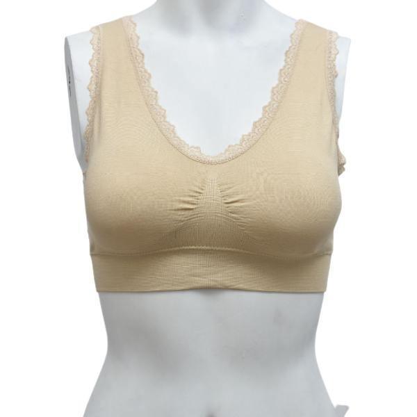 Fancy Lace Stretchable Blouse Bra with Removable Pads –