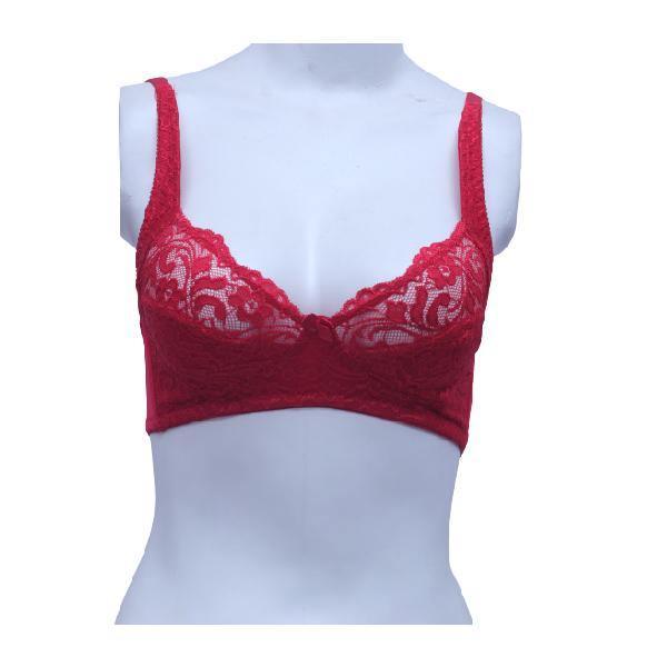Floral Lace Net Embroidered Bra | Best bra for good shape 