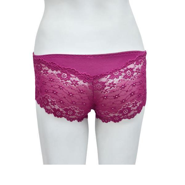 Floral Lace-Net Panty for Women