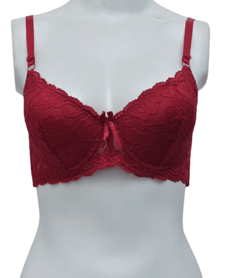 Floral Net Delicate Bra