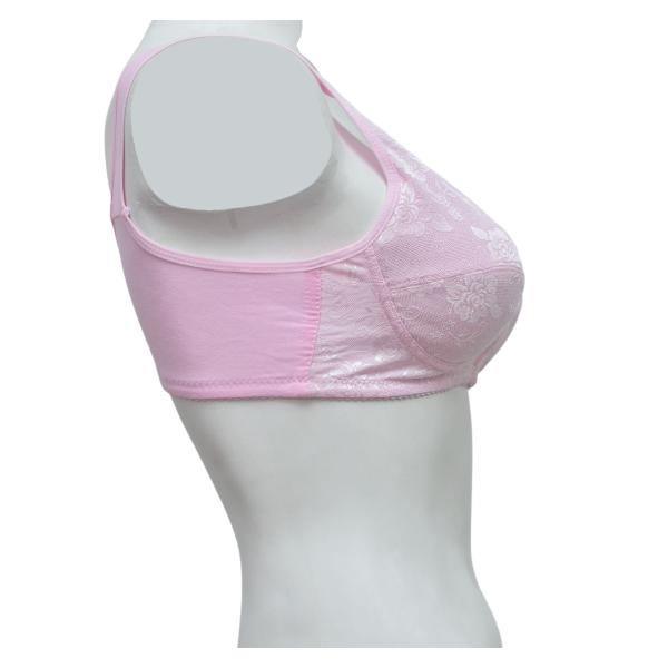 Front Open Bra for Elderly Zipper Front Poly Bra For Women Front Open Bra Full Coverage