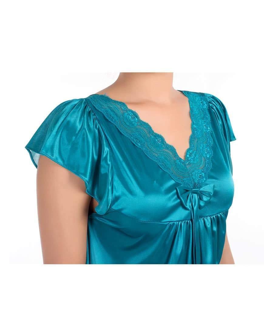 Full length Cap Sleeve Nighty