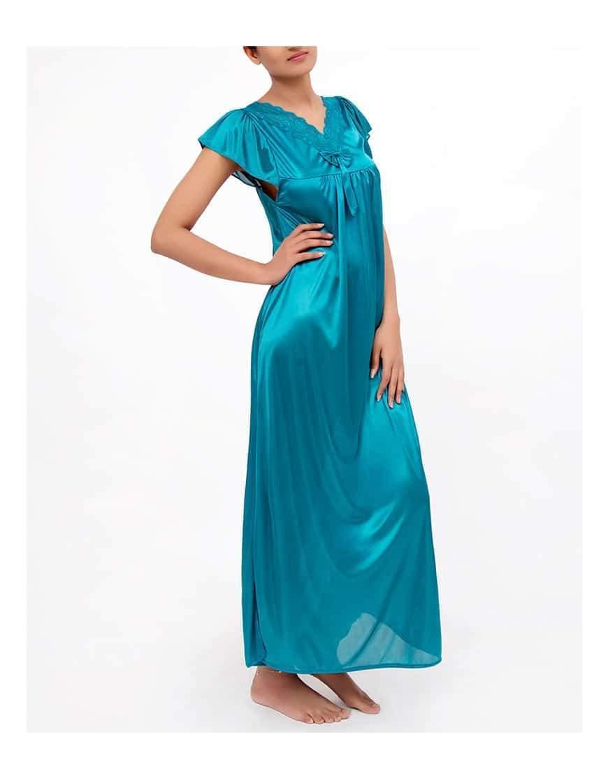 Full length Cap Sleeve Nighty