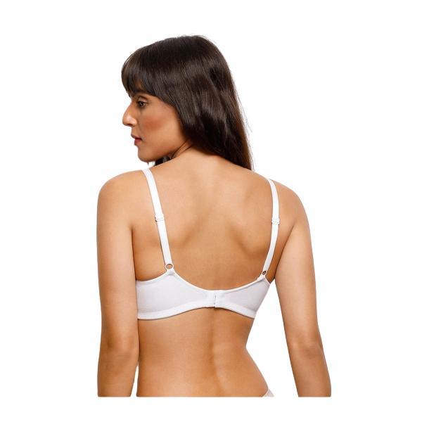 Graceful Double Layered Cotton Bra Non Padded Wire free Bra For Women