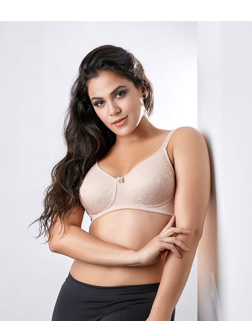 High-Coverage Moulded Bra With Side Shaper Slings