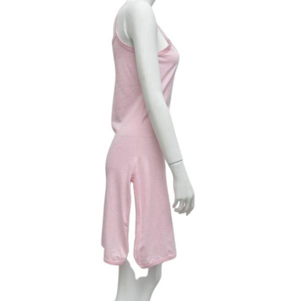 Hip Long Stretchable Cotton Slip Nighty For Women