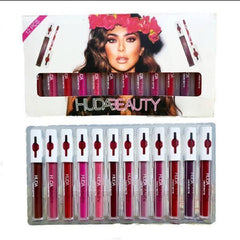 Huda beauty Liquid Matte Lipstick Set ( 12 piece)