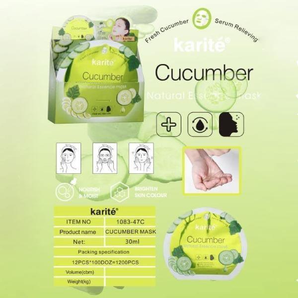 Karite Cucumber Natural Essence Sheet Mask