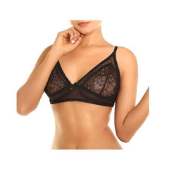 Seamless Lace Bra, Full cup Bras, Breathable Non Underwired Bra Fancy –