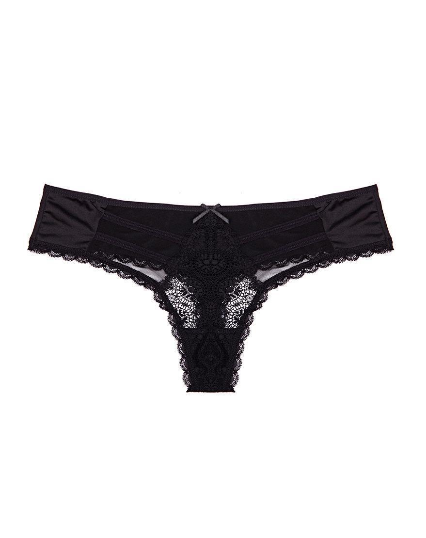 Lace Mesh Long line Push-up Bra Panty Set