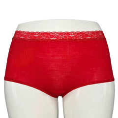 Ladies Cotton Red Underwear Women Brief Cotton Full Brief Panty Ladies Cotton Boyshorts