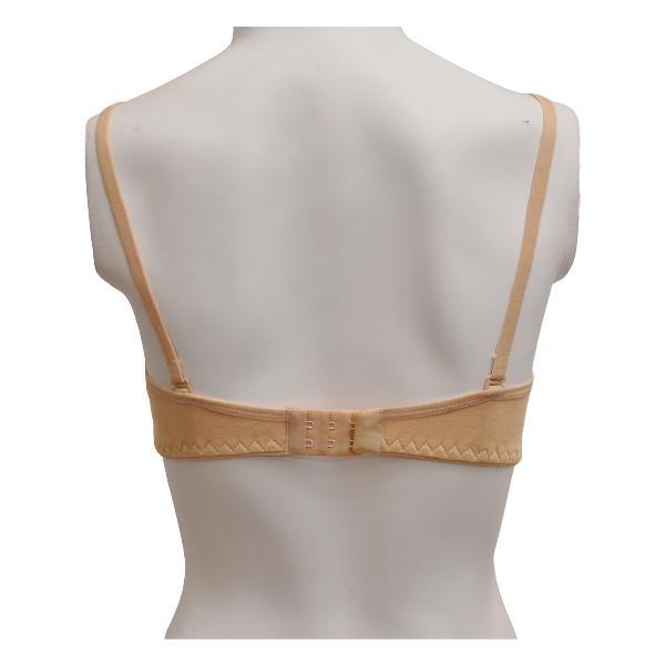 Ladies Seamless Bra Comfy Matching Seamless Stretchable Cotton T-Shirt Bra-Shapewear. Pk