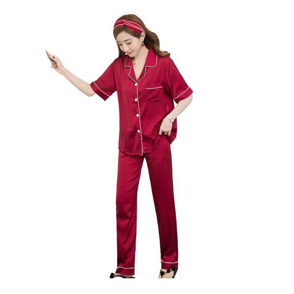 Stylish Nightwear Silk Design Night Suit For Women