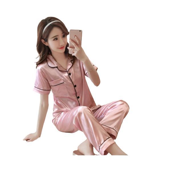 Stylish Nightwear Silk Design Night Suit For Women