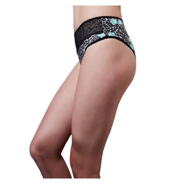 Leopard Print T-Shirt Bra With Low Rise Bold Panty