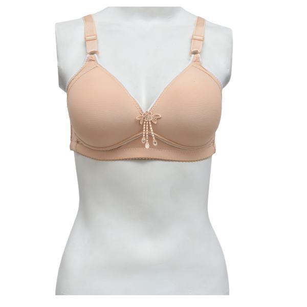 Lightly Padded Smooth Cup Everyday Bra | Plus Size Everyday Cotton Bra