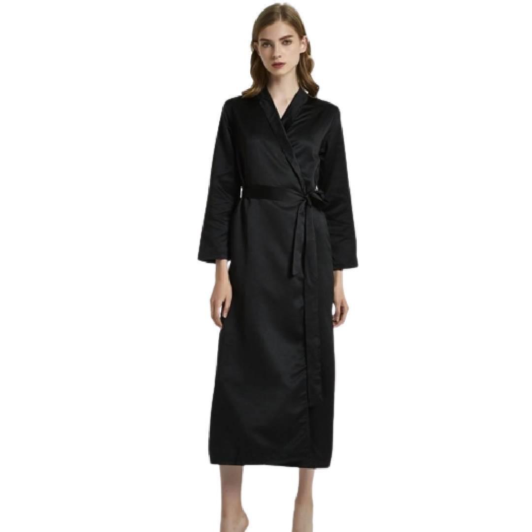 Long Night Robe Long Red Night Robe Satin Long Night Gown For Women Serene Long Night Robe Long Red Night Robe Satin Long Night Gown For Women Serene