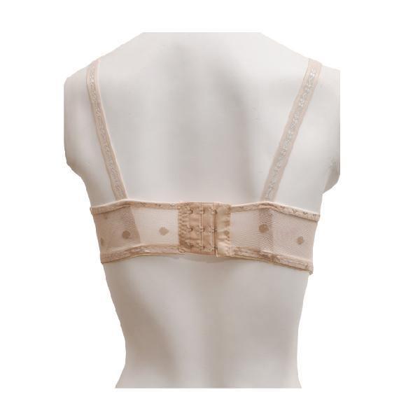 Matching See Through Net Embroidered Bra