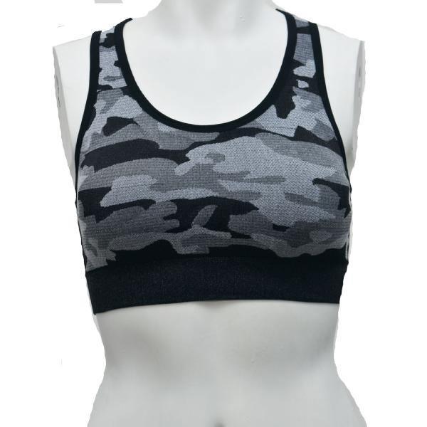Military Pattern Sports Bra