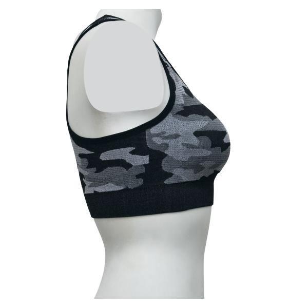 Military Pattern Sports Bra