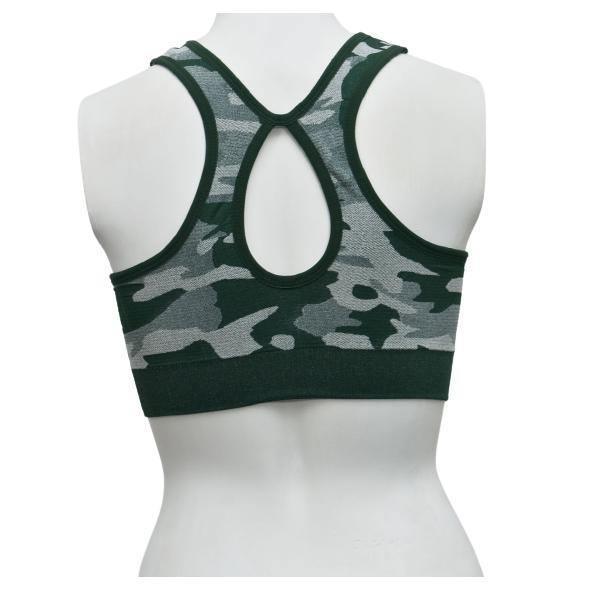 Military Pattern Sports Bra