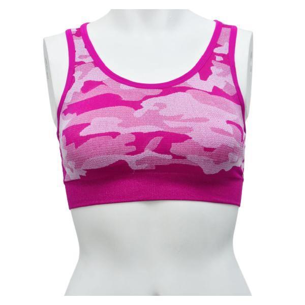 Military Pattern Sports Bra