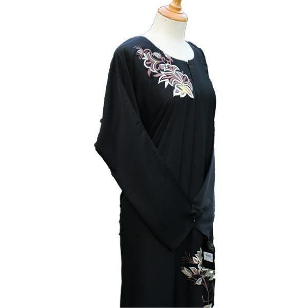 Motifs Embroidered Plain Abaya