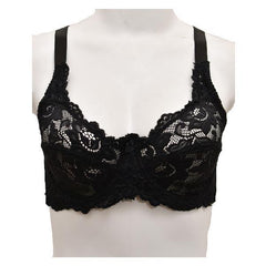 Net and Lace Embroidered Fancy Bra