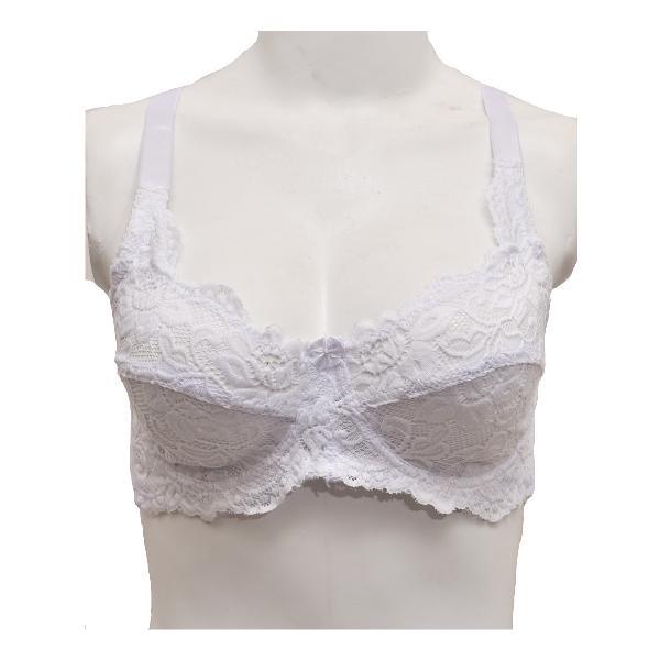 Online Net and Lace Embroidered Fancy Bra available in Pakistan