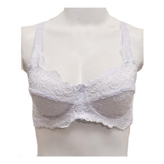 Net and Lace Embroidered Fancy Bra