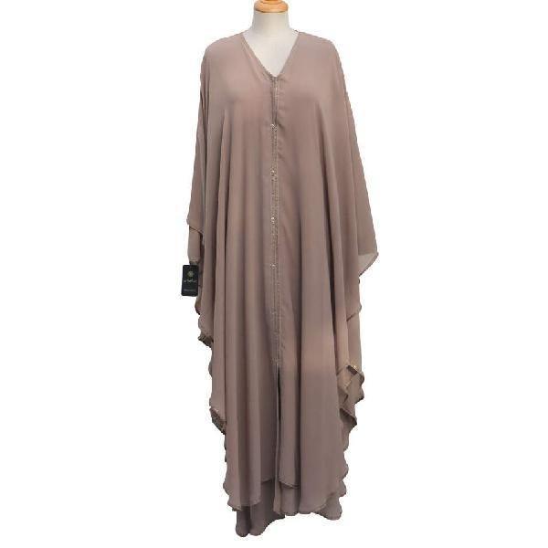 New Arrival Abaya | Jilbab Kaftaan Front Open Chiffon Abaya