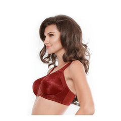 No Sag Full-Cup Bra With Non-Stretch Jacquard