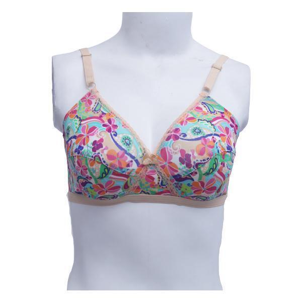 Poly Cotton T-Shirt Imported Bra, Size: 32-34-36-38, Plain at Rs