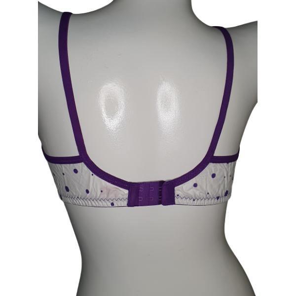 Pack Of 2 Dot Printed Cotton Bra For Women