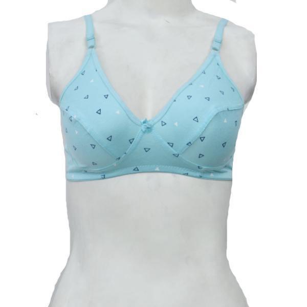 Pack Of 2 Printed Stretchable High Quality Cotton Bra For Women