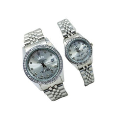 Pack of 2 Rolex Analogue Couple Watch For Couples
