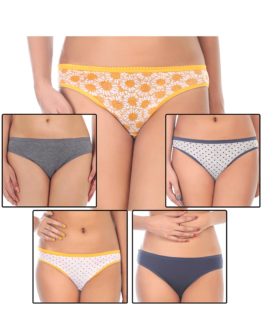 Pack of 5 Cotton Bikini Briefs