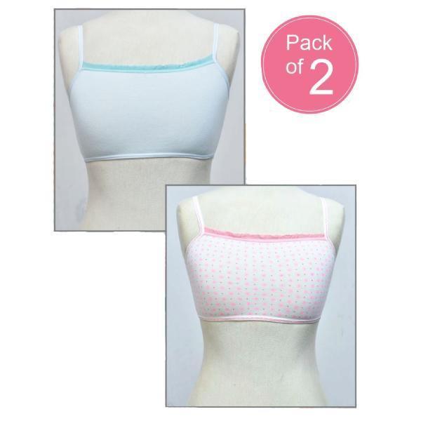 Pack Of Two Cotton Everyday Beginners Bra