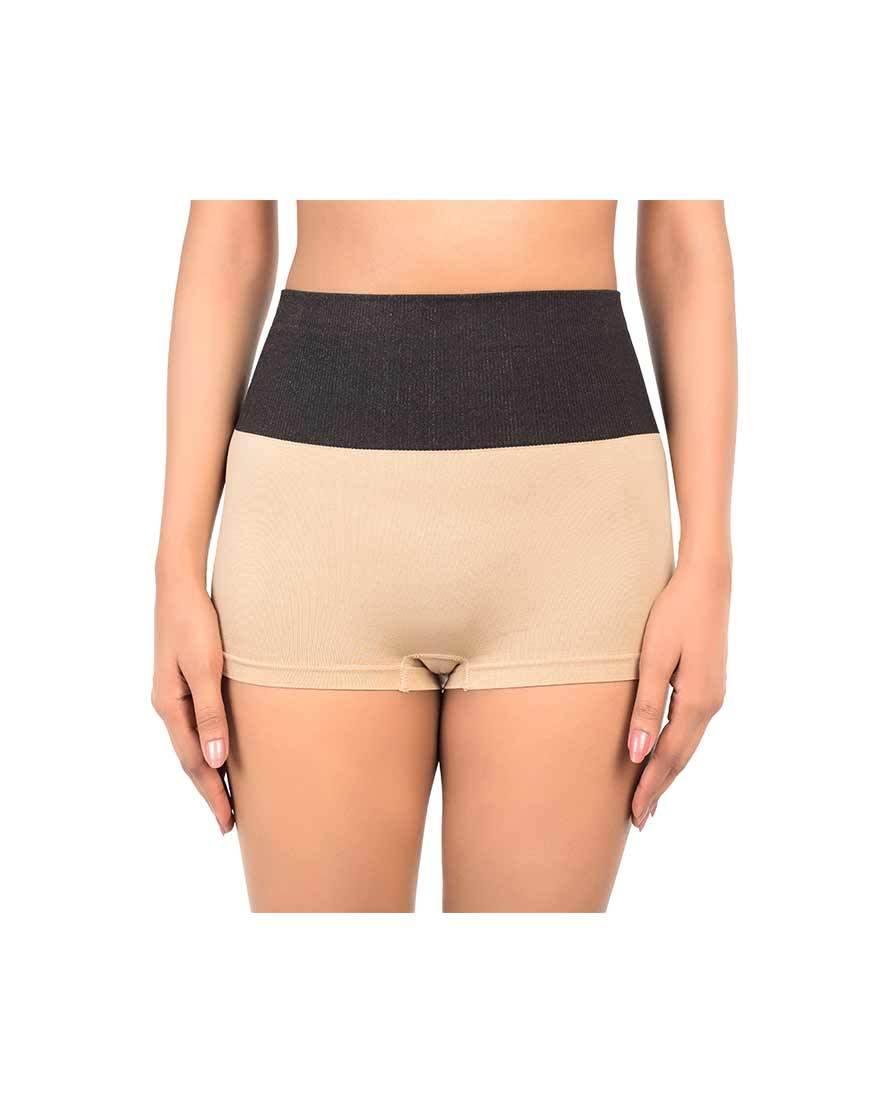 Pack of Two Seamless High Waist Shaping Girls-shorts