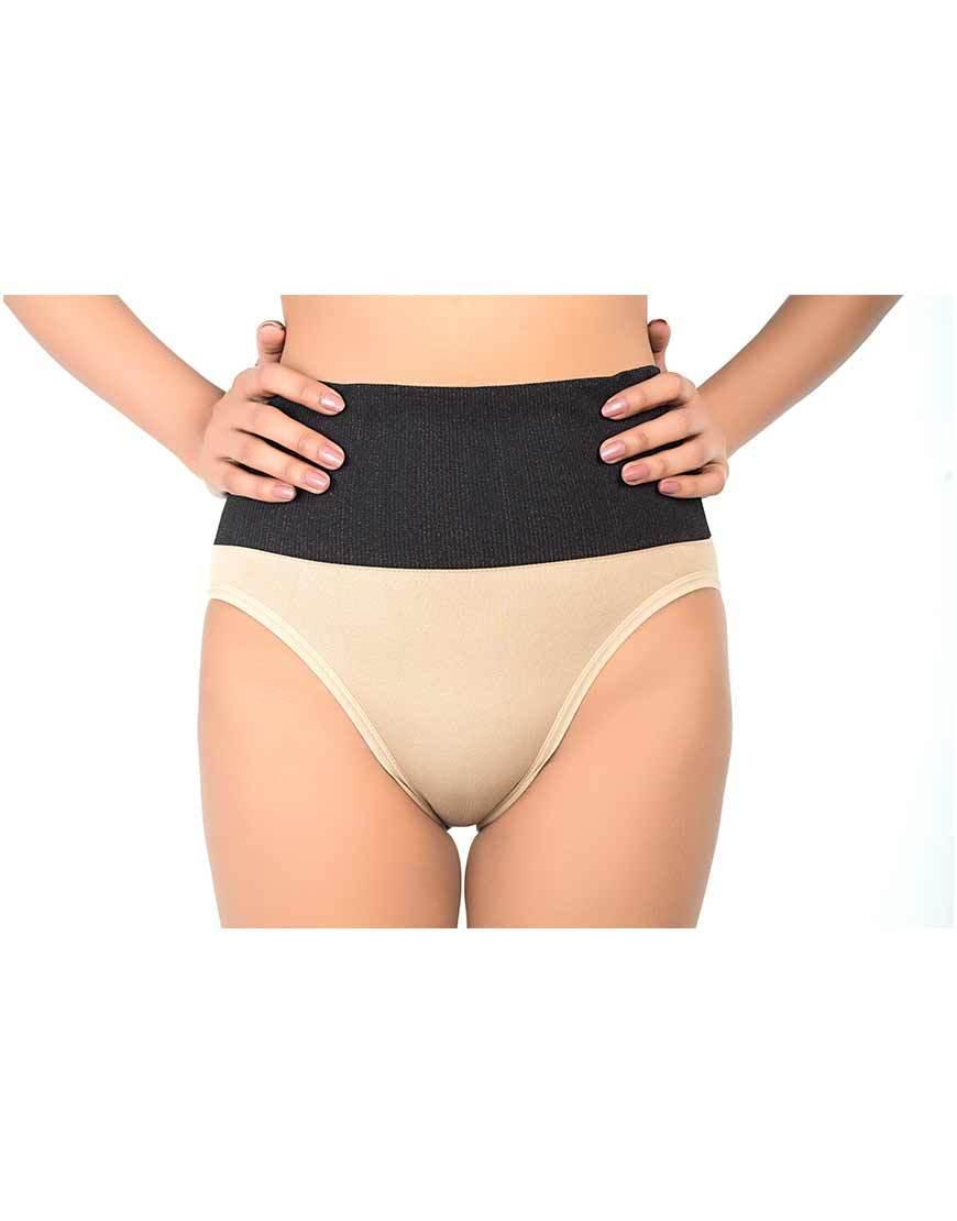 Pack Of Two Seamless High Waisted High Shaping Brief