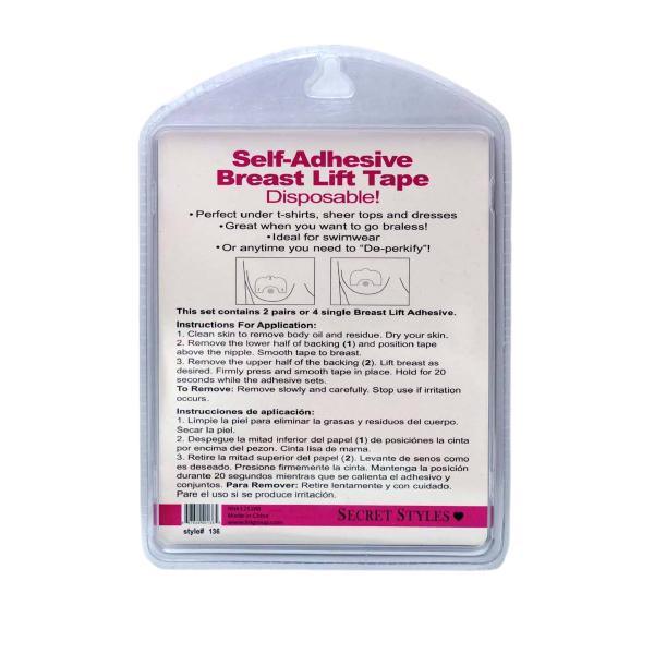 Pack of Two Self Adhesive Breast Lift Tapes