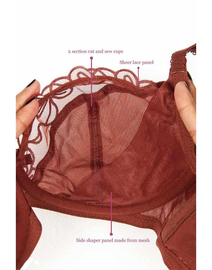 Penny Goddess Sheer Lace Underwired Bra