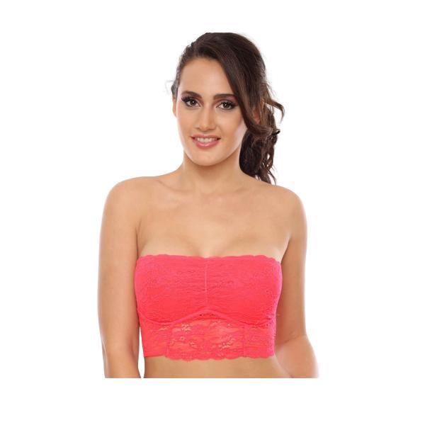 Penny Lace Embrace Padded Wirefree Bandeau Bra