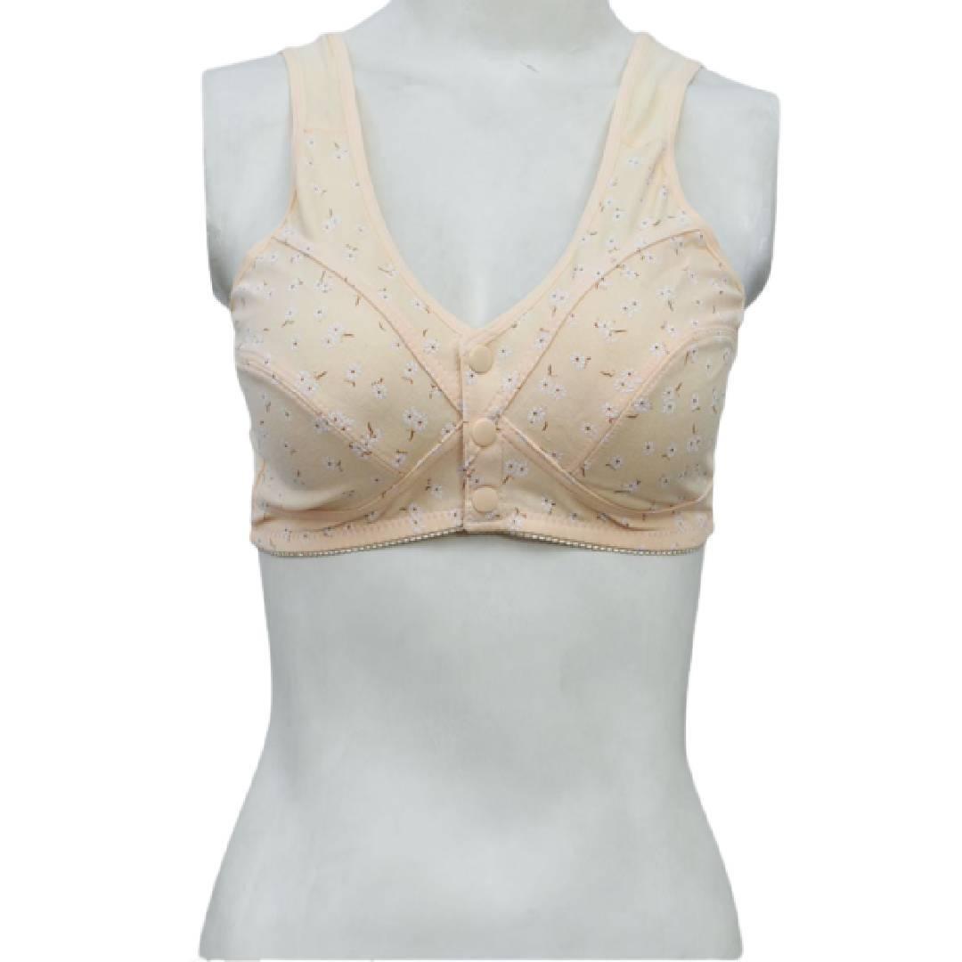 Women's Bra Full Coverage Floral Lace Plus Size Underwired Bra， A Daily Bra  for All Seasons (Color : Apricot, Size : 44B) : : Clothing, Shoes  & Accessories