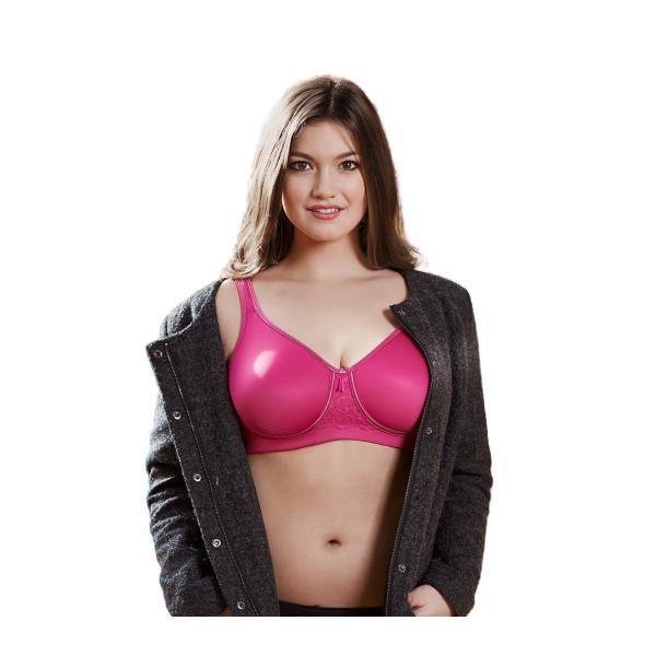 Plus Size Breathable Full-Cup Wire-free T-Shirt Bra