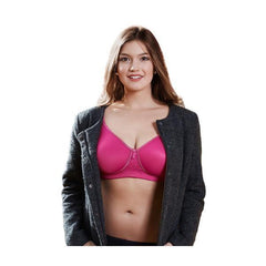 Plus Size Breathable Full-Cup Wire-free T-Shirt Bra
