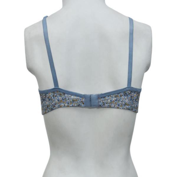 Printed Stretchable Cotton Bra Fn112 For Women