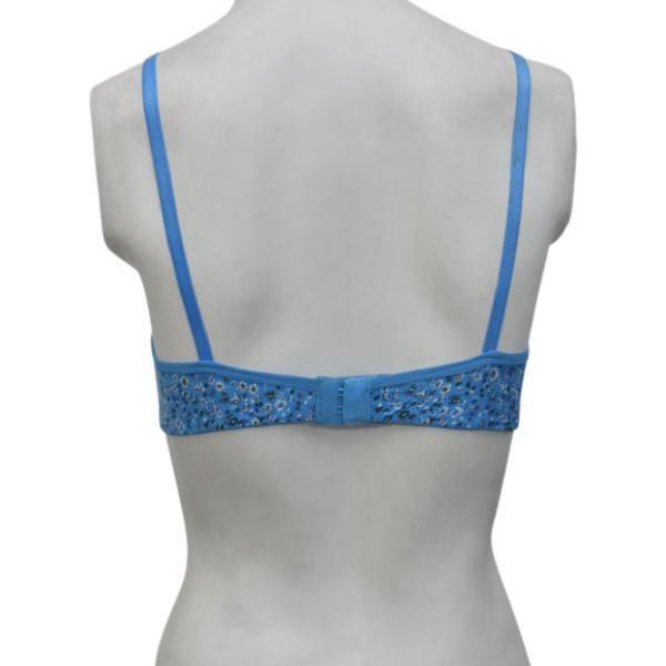 Printed Stretchable Cotton Bra Fn112 For Women