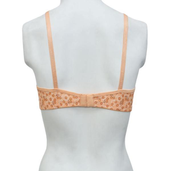 Printed Stretchable Cotton Bra Fn113 For Women