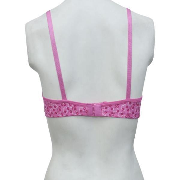 Printed Stretchable Cotton Bra Fn113 For Women